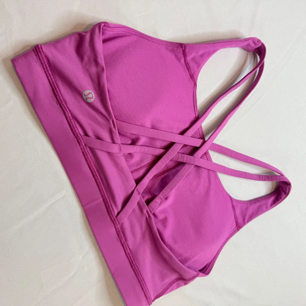 Lululemon Align Leggings and Free to Be Wild Bra Set Magenta Pink Womens